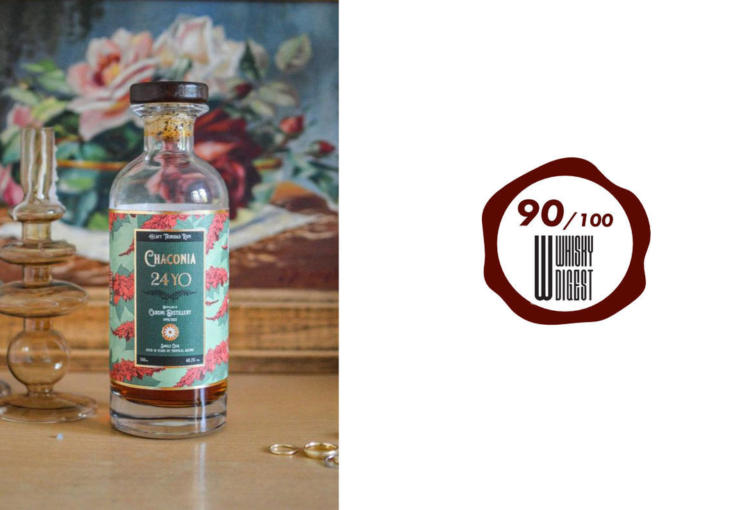 90 points from Whisky Digest to Caroni Chaconia