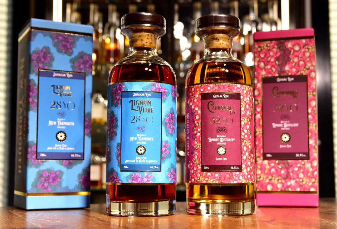 Distilia Introduces two new rums from the Floral Rum Series: Enmore 1990 & New Yarmouth 1994