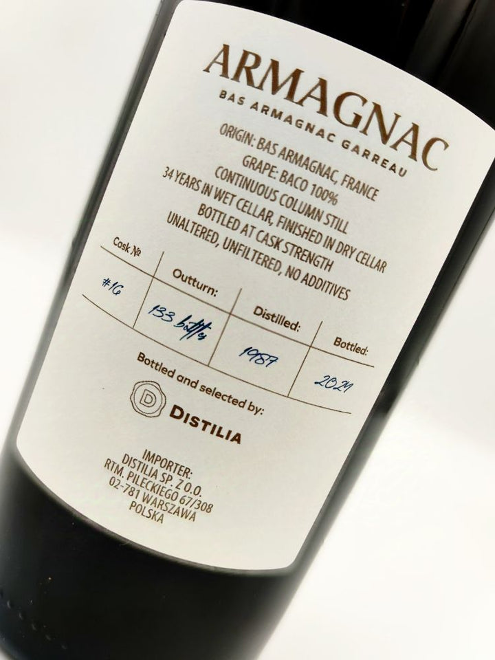 Armagnac Garreau 1987/2024 36 Jahre 51,3 % #16 700 ml