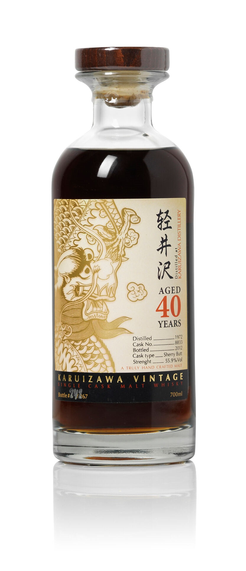 Karuizawa 1972/2012 40yo 55,9% #8833 Golden Dragon