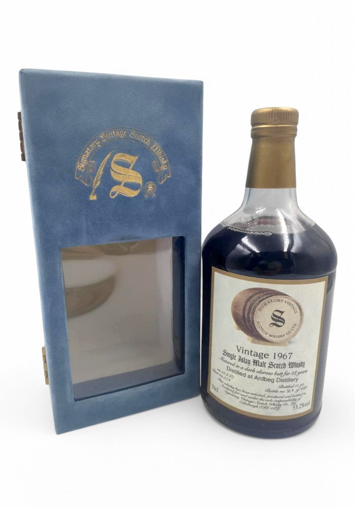 Ardbeg 1967/1995 28 ans 53,2% fût #574 Millésime Signataire