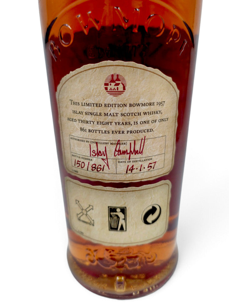 Bowmore 1957, 38 Years Old, Casks 216–220, 40.1% 700ml
