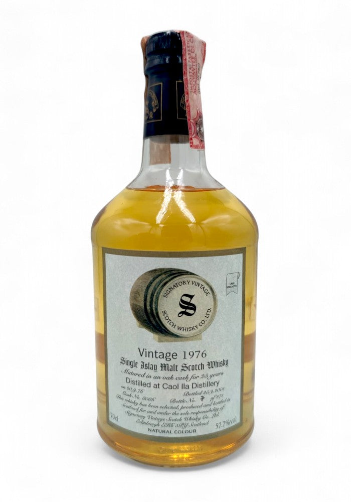 Caol Ila 1976/2001 25yo 46% cask #8086 Signatory Vintage
