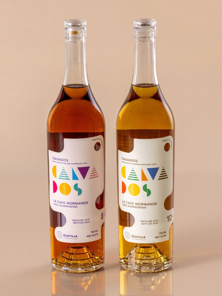 Calvados La Cave Normande 8yo & 10yo set of 2 Distilia Essentials