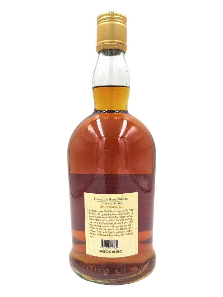 Foursquare 1998 10yo 40% cask#2807 Exceptional Cask Selection Mark