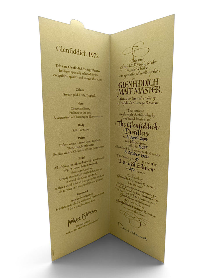 Glenfiddich 1972/2004 31yo Reserve Single Cask #16037