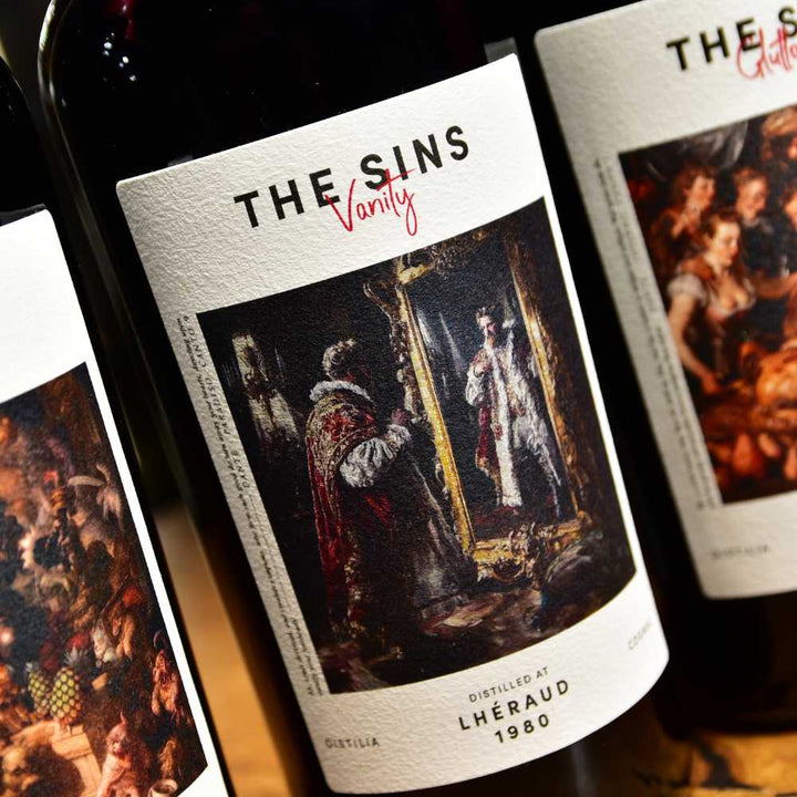 Lhéraud 1980/2025 44 ans 46,3% 700ml The Sins – Vanity, Robert Bauer et Distilia