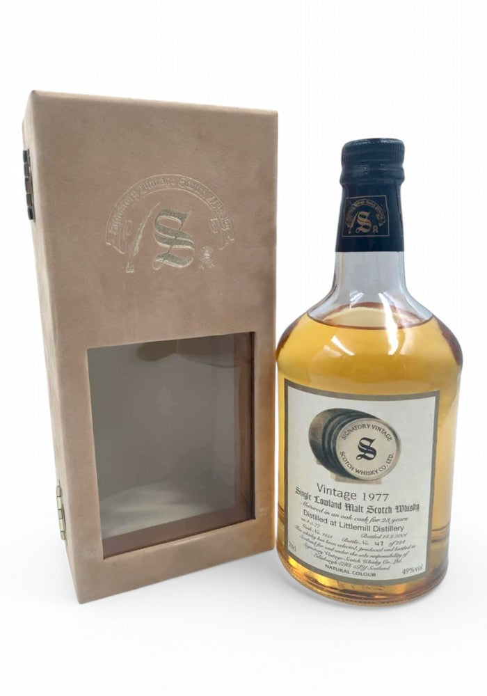 Littlemill 1977/2001 23yo 49% cask #1151 Signatory Vintage