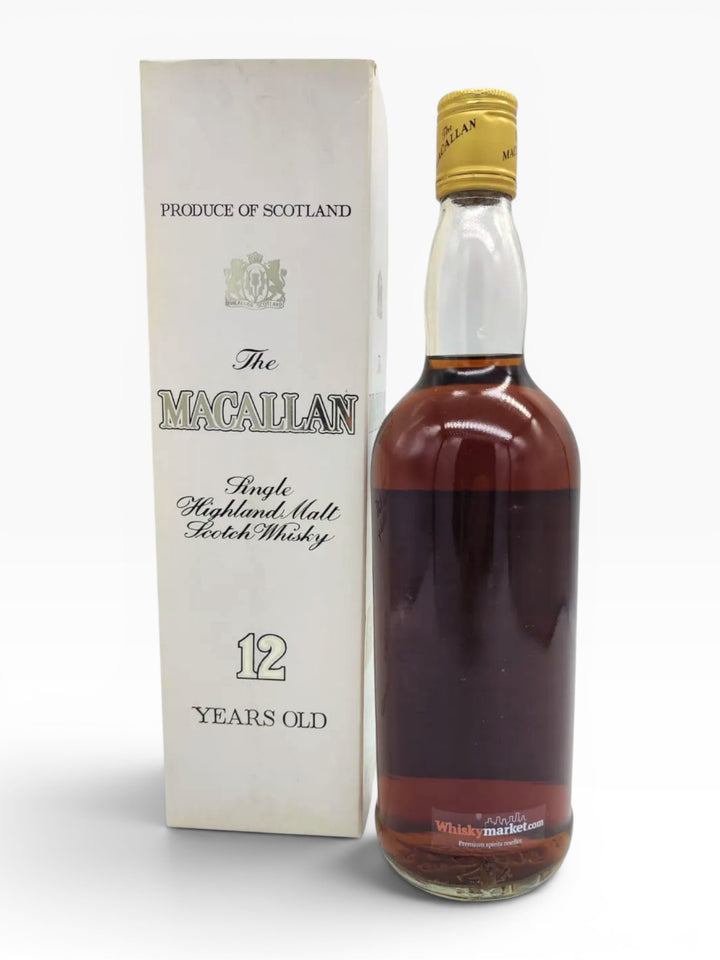 Macallan 12yo 75 proof 26 2/3 FL.OZS 43 GL 750ml Importé Par. Corade