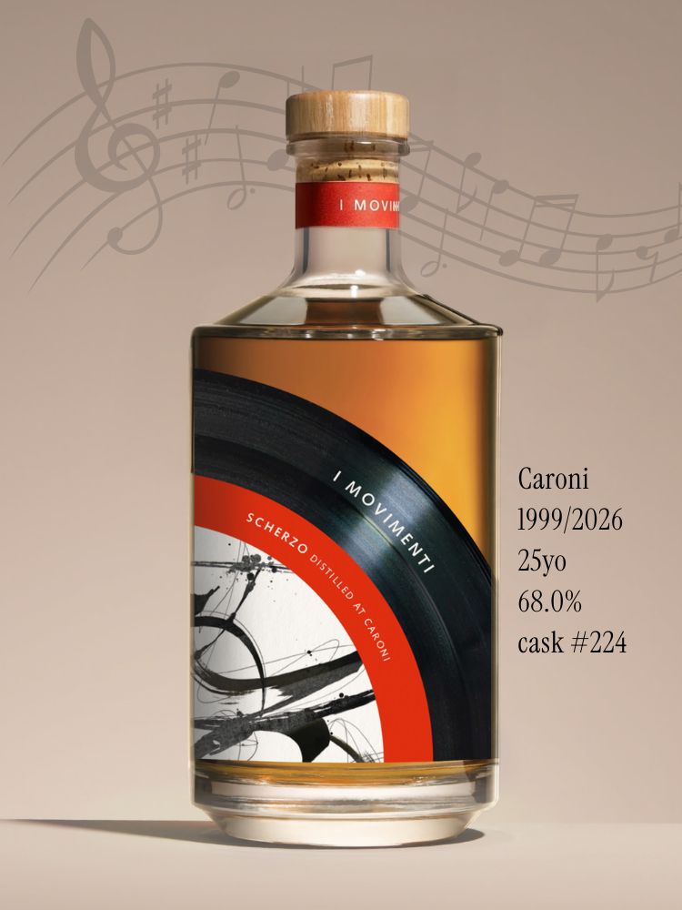 Caroni 1999/2025 25yo 68.0% cask #224 I Movimenti - Scherzo, Pietro Caputo and Distilia