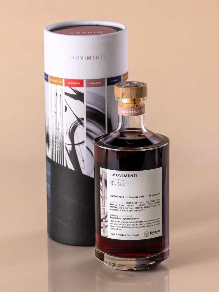 Caribbean Rum 1973/2024 54.5% 50yo cask #88188 I Movimenti - Adagio, Pietro Caputo and Distilia