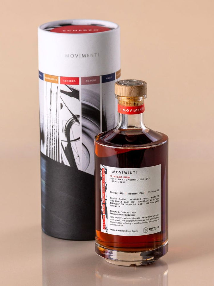 Caroni 1999/2025 25yo 68.0% cask #224 I Movimenti - Scherzo, Pietro Caputo and Distilia