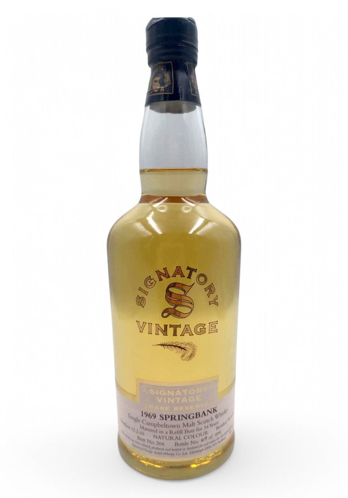 Springbank 1969/2003 34yo 56.7% cask #266 Signatory Vintage