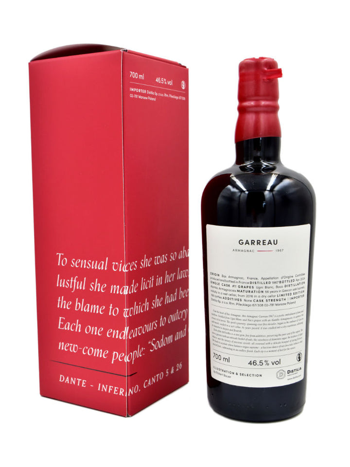 Armagnac Garreau 1967/2024 46,5% 700ml The Sins – Lust, Robert Bauer and Distilia