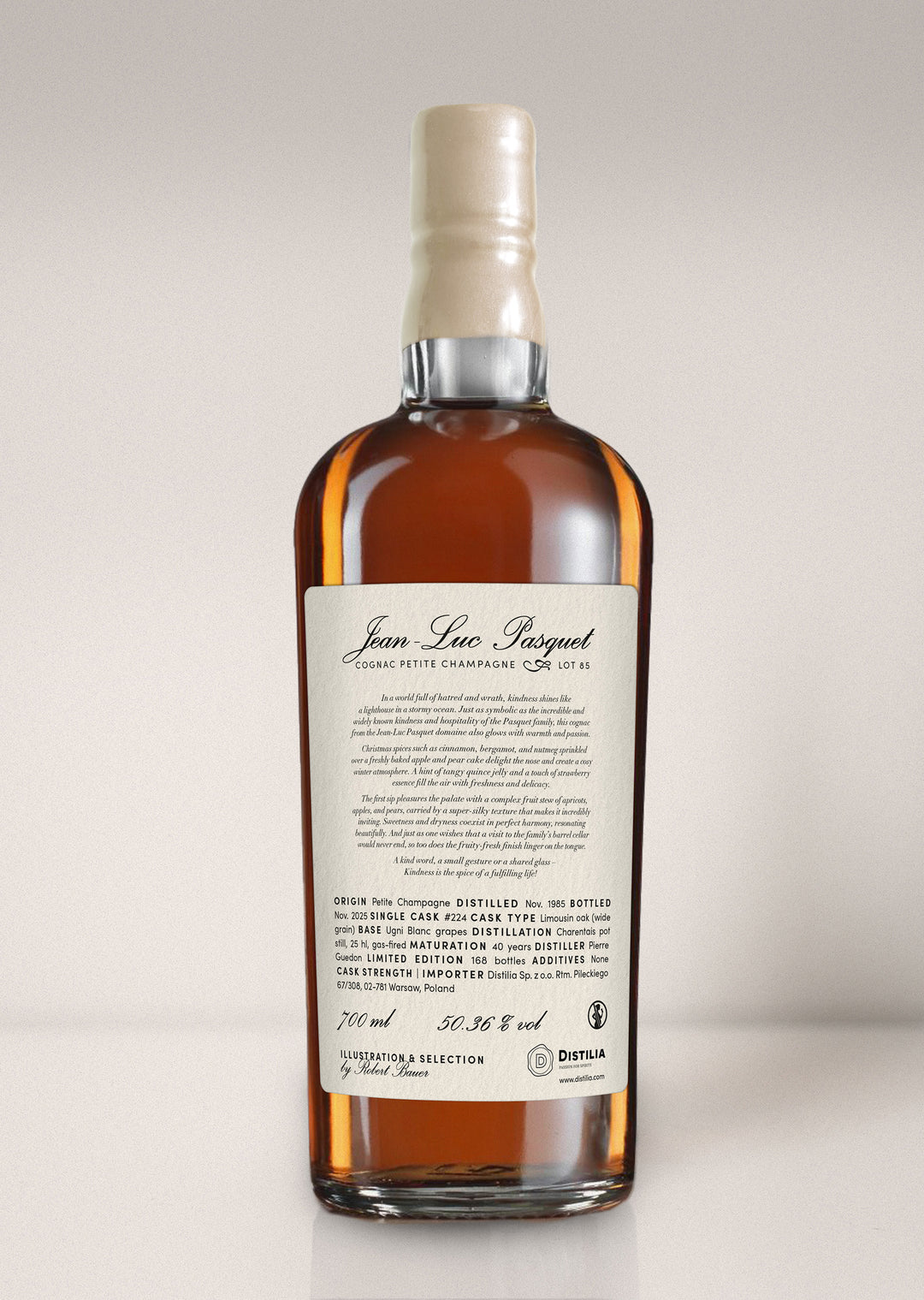 Jean-Luc Pasquet 1985/2025 50,36% LOT 85 The Virtues - Kindness, Robert Bauer and Distilia