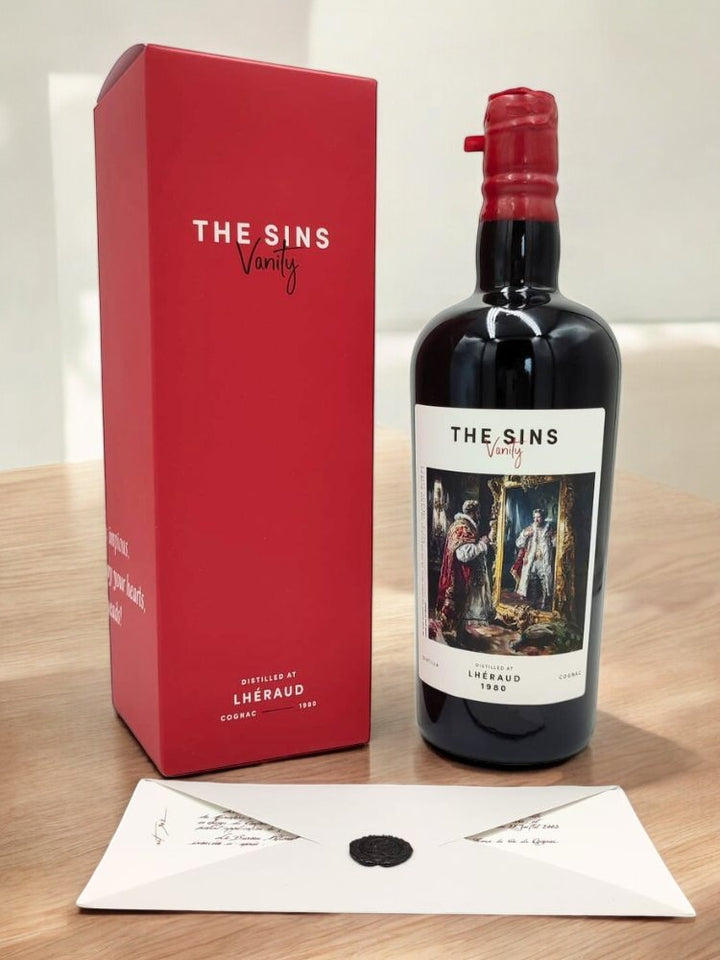 Lhéraud 1980/2025 44 ans 46,3% 700ml The Sins – Vanity, Robert Bauer et Distilia