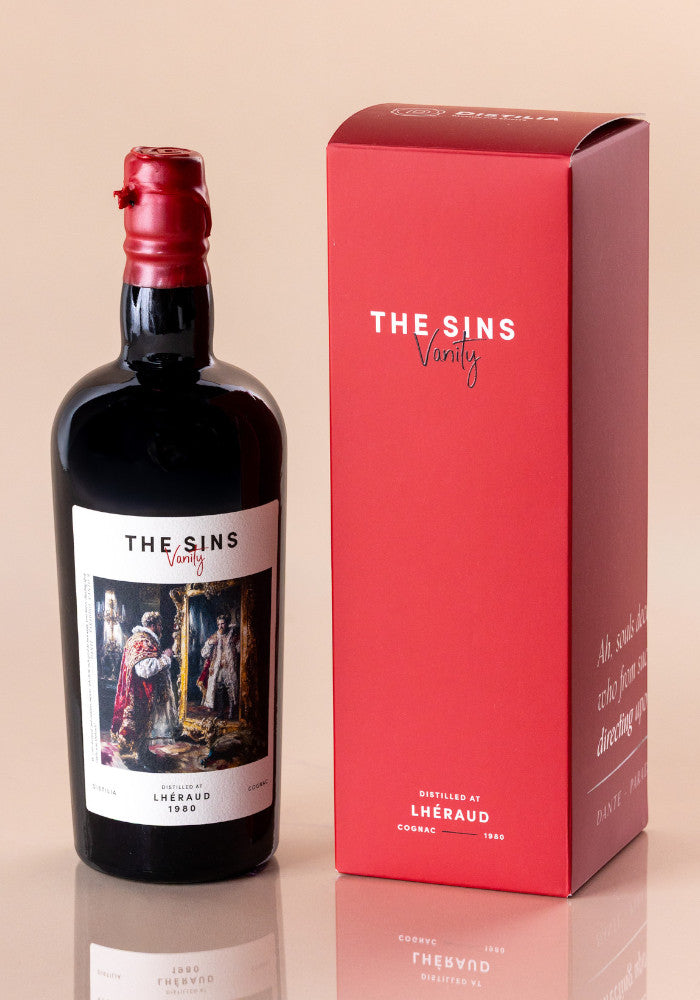 Lhéraud 1980/2025 44 Jahre 46,3 % 700 ml Die Sünden – Vanity, Robert Bauer und Distilia