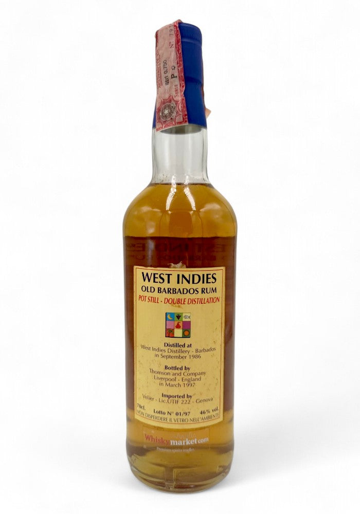 West Indies Old Barbados Rum 1986/1997 46% Velier