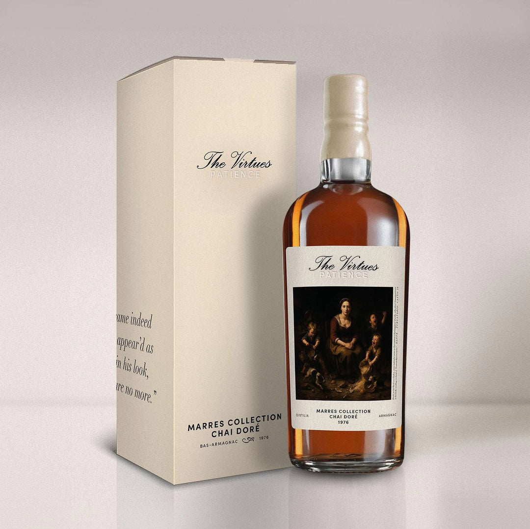 Chai Doré Armagnac Marres Collection 1976/2025 49yo 47,5% cask #9 The Virtues - Patience, Robert Bauer and Distilia