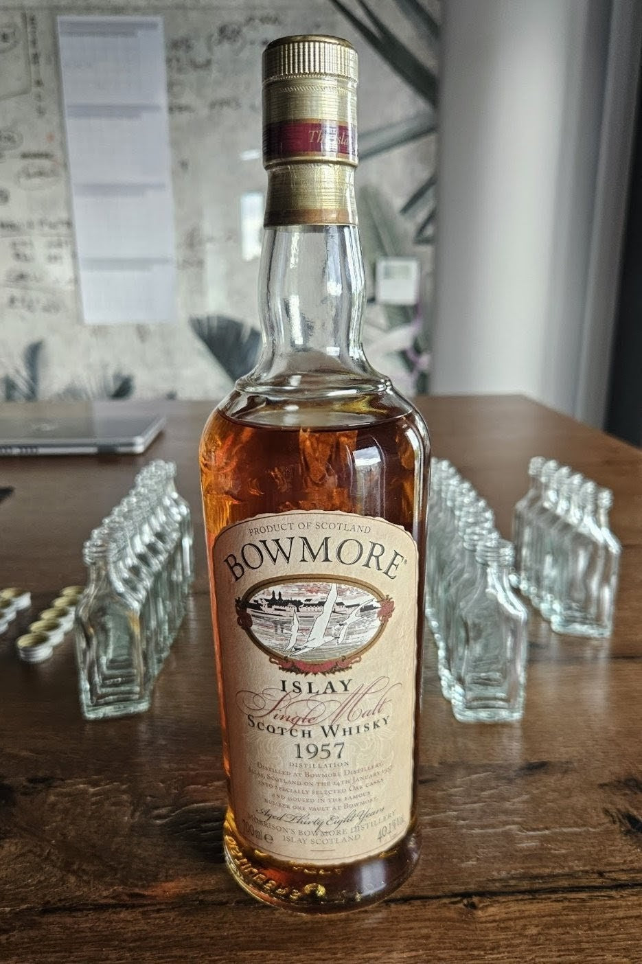 Bowmore 1957, 38 Years Old, Casks 216–220, 40.1% 20ml sample
