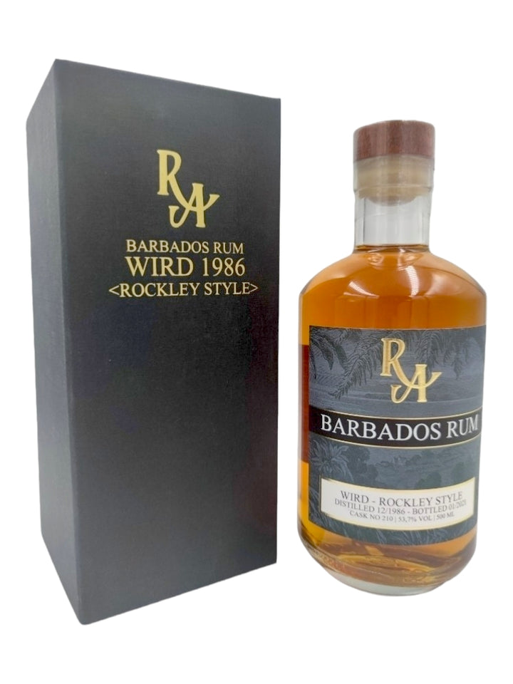 Barbados 1986/2021 34 Jahre 53,7 % Fass #210 Rum Artesanal WIRD Rockley Style