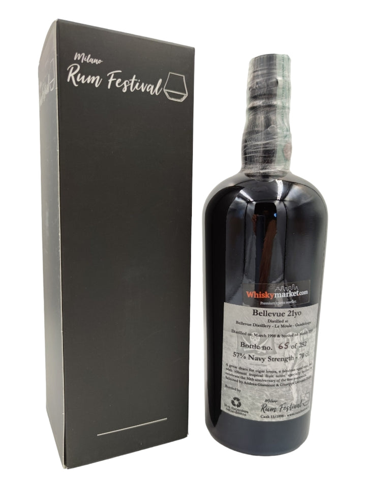 Bellevue 1998/2019 21yo 57% Milano Rum Festival and box
