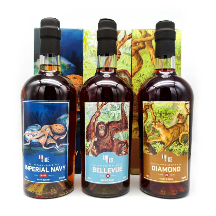 Collectors Series Rum-Set Imperial Navy, Diamond, Bellevue Romdeluxe