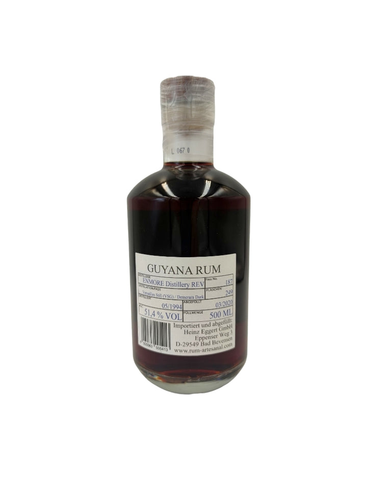 Enmore 1994/2020 25yo 51,4% cask#187 VSG Guyana Rum Artesanal