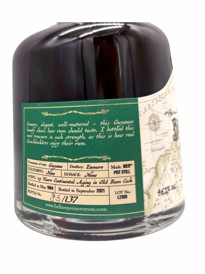 Enmore 1994/2022 27yo 46,2% Bellamy's Reserve by Perola label