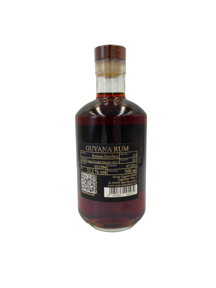 Enmore 1994 27yo 53,1% cask#218 REV Guyana Rum Artesanal, Distilia Shop