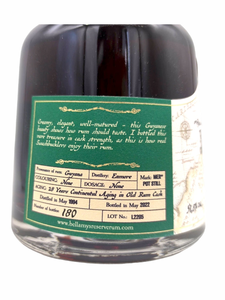 Enmore 1994/2022 28yo 51,8% Bellamy's Reserve by Perola label