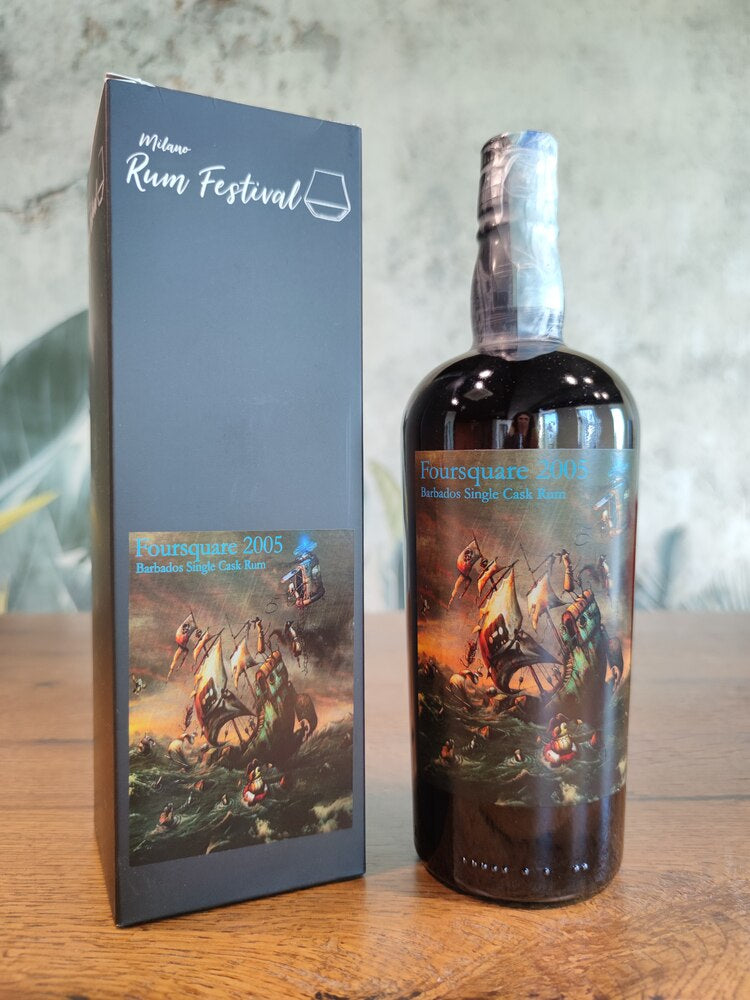Foursquare 2005/2018 12yo 57% Milano Rum Festival - Distilia