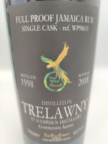 Hampden 1998/2018 20yo 63,1% Trelawny cask#WP98631