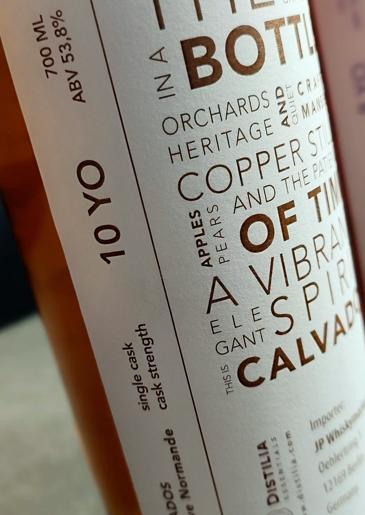 Calvados La Cave Normande 2013/2024 10yo 53,8% Distilia Essentials