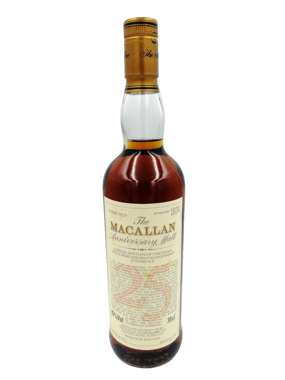 Macallan 1970 25 Years The Anniversary Malt