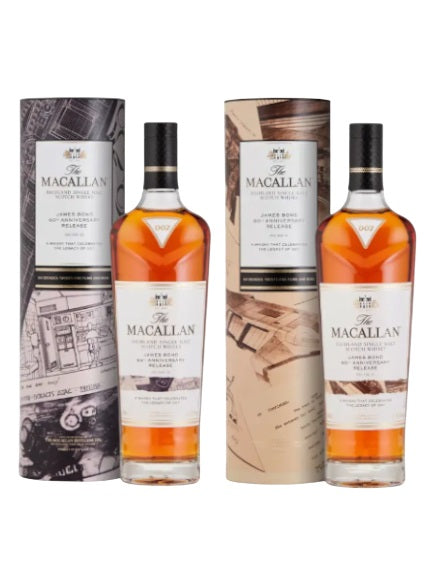 Macallan James Bond 60th Anniversary Release Decade I-VI part. 1