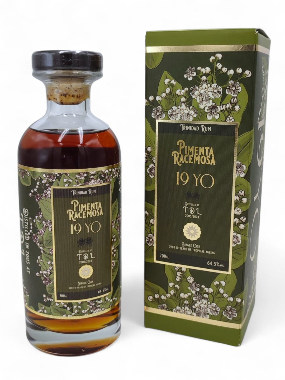 TDL 2005/2024 19yo cask #2467 64,5% Pimenta Racemosa, Folral Rum Series, Distilia for Catawiki