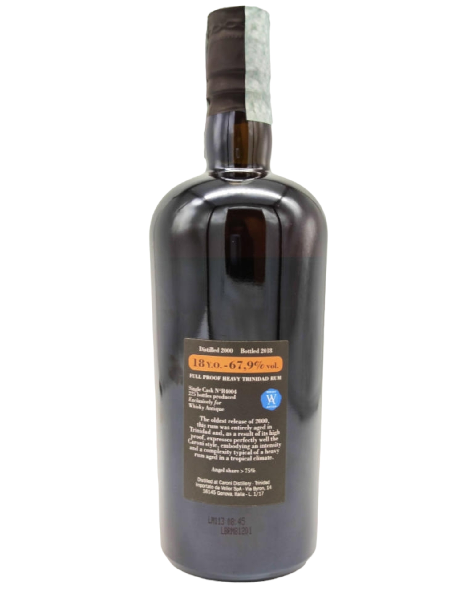 Caroni 2000 18yo 67,9% cask#R4004 Whisky Antique