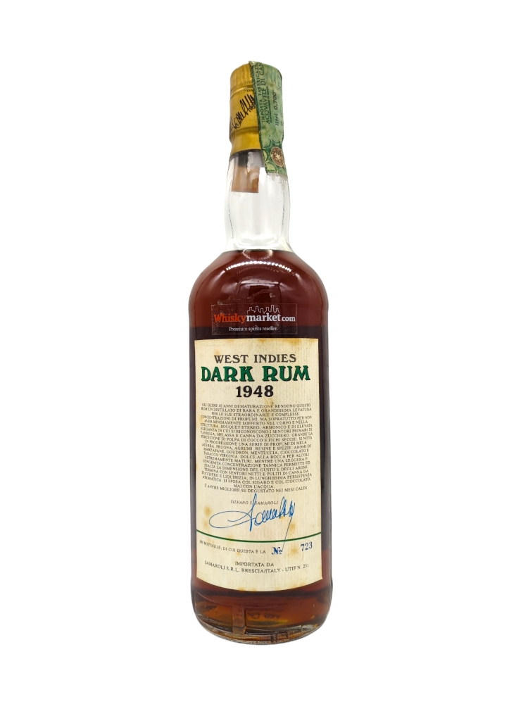 West Indies Dark Rum 1948 Samaroli 42yo 49%
