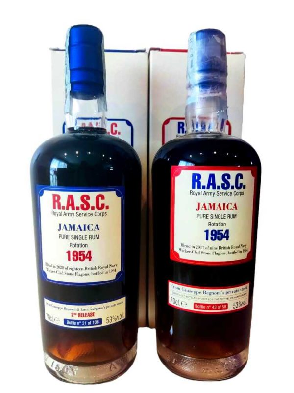 RASC Jamaica 1954 set 1st and 2nd release