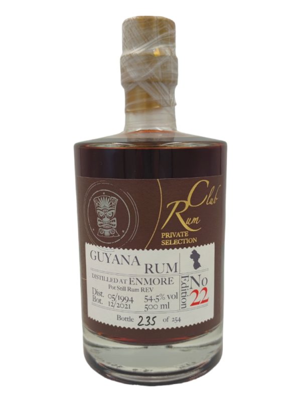 Enmore 1994 27yo 54,5% Guyana Rumclub Private Selection Ed. 22 Spirit of Rum