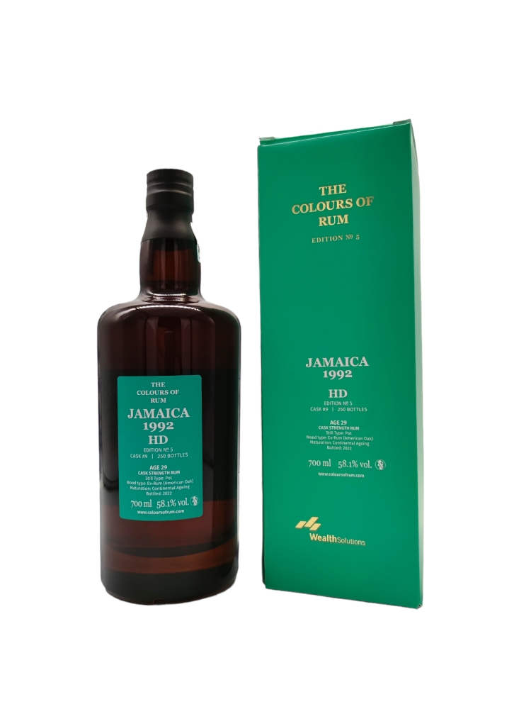 Jamaica 1992/2022 29yo 58,1% cask#9 The Colours of Rum