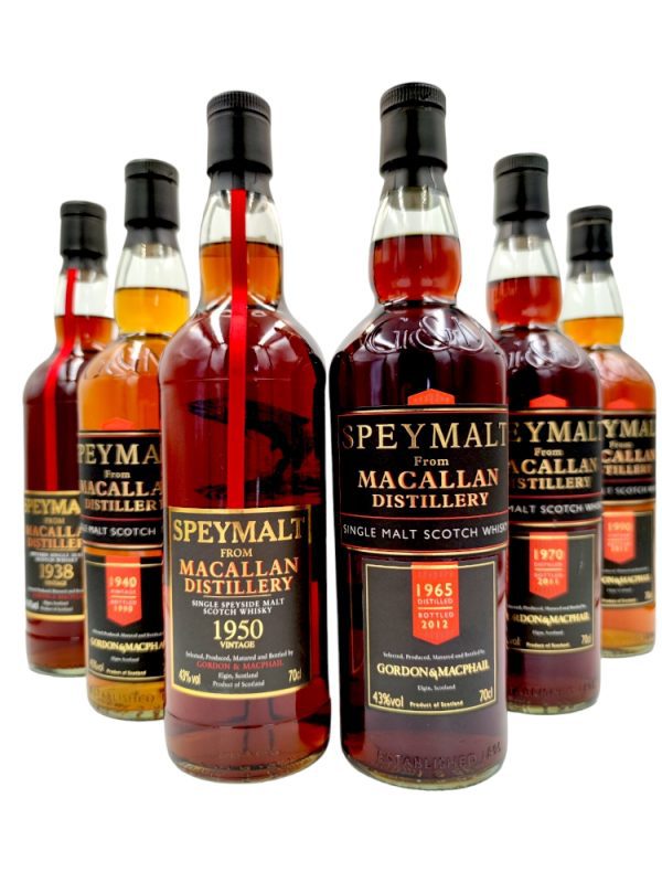 Macallan 6 bottles set Speymalt 1938-1990
